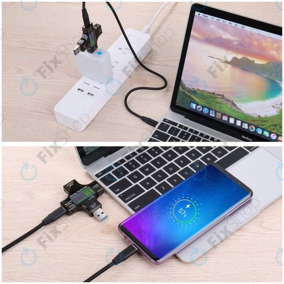 Eversame 2v1 - USB tester in multimeter (USB-C in USB 3.0)