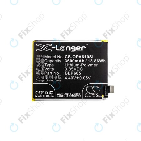 OnePlus 6T A6010 A6013, 7 GM1901 GM1903 - Baterija BLP685 3600mAh HQ