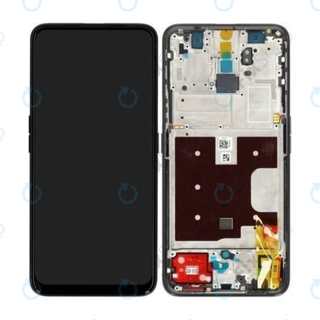 Oppo Reno 2 Z - LCD zaslon + steklo na dotik + okvir (Black) - O-4902827 Genuine Service Pack