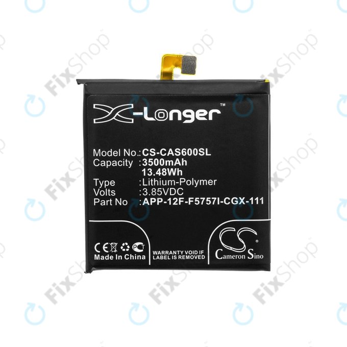 Baterija za Caterpillar CAT S60, 3500mAh, Li-Pol, 3.85 V, APP-12F-F5757I-CGX-111, HQ