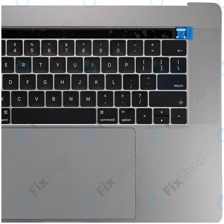 Apple MacBook Pro 15" A1707 (Late 2016 - Mid 2017) - Tipkovnica z zgornjim okvirjem + tipkovnica US + mikrofon + Trackpad + zvočniki (Space Grey)