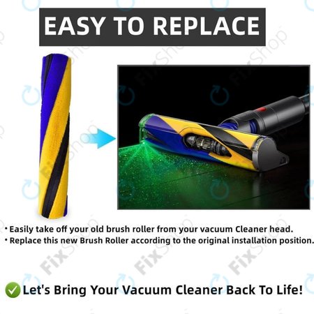 Dyson V11, V12, V15, V15s Detect Submarine - Slim Fluffy Glavna krtača (Mehki Valjček)