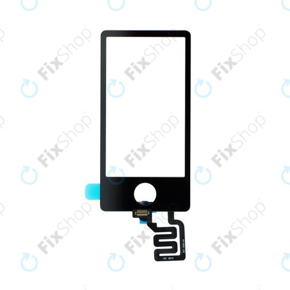 Steklo na dotik za iPod Nano (7th Gen), Black