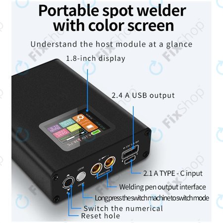 Docreate SW - Prenosni baterijski točkovni varilec z zaslonom (5000mAh)