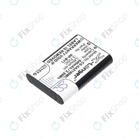 Baterija za Sony HDR-AZ1, 640mAh, Li-Ion, 3.7V, NP-BY1, HQ