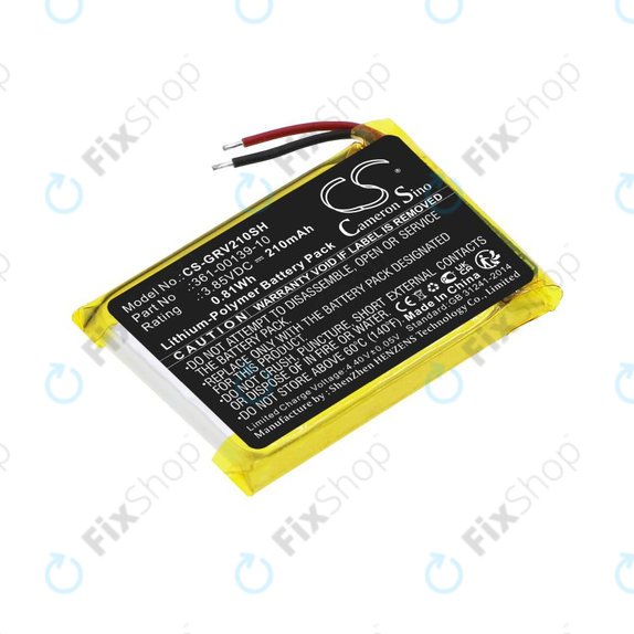 Baterija za Garmin Venu 2, 210mAh, Li-Pol, 3.85V, 361-00139-10, HQ