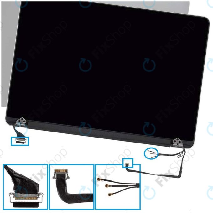 Apple MacBook Pro 13" A1502 (Late 2013 - Mid 2014) - LCD zaslon + sprednje steklo + pokrov Refurbished