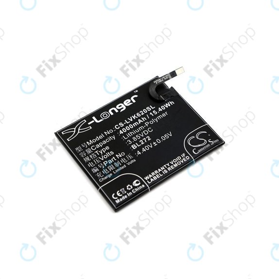 Baterija za Lenovo K6 Power, 4000mAh, Li-Pol, 3.85V, BL272, HQ