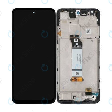 Xiaomi Redmi Note 10 5G - LCD zaslon + steklo na dotik + okvir (Graphite Gray) - 5600020K1900 Genuine Service Pack