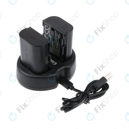 2 bateriji s polnilnikom zaCanon EOS 5D Mark II, EOS 7D, 2000mAh, Li-Ion, 7.4V, LP-E6, HQ