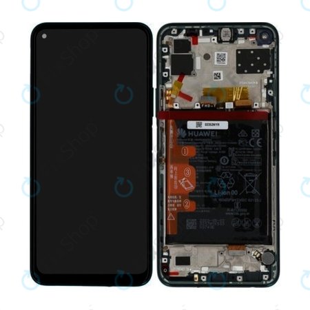 Huawei P40 Lite 5G - LCD zaslon + steklo na dotik + okvir + baterija (Crush Green) - 02353SUP Genuine Service Pack