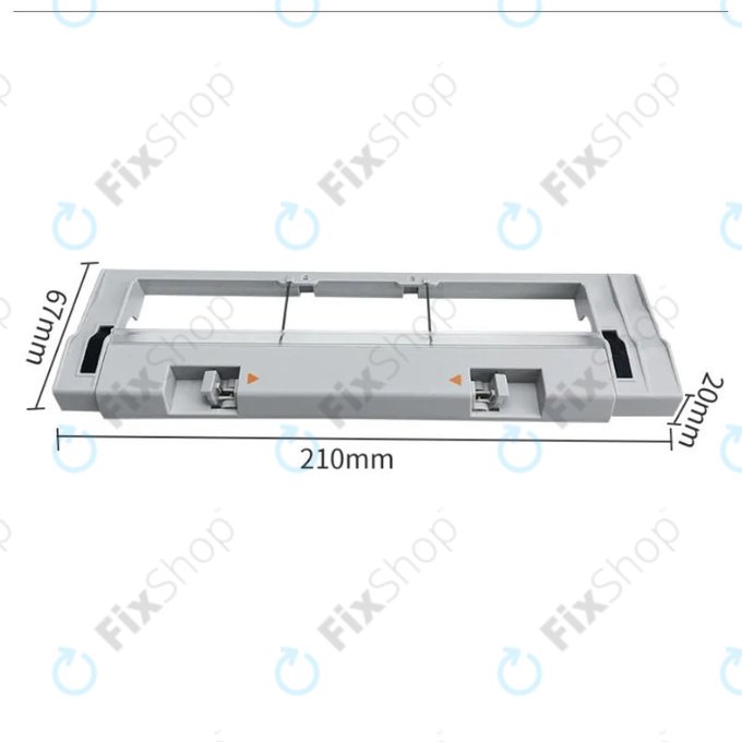 Xiaomi Mi Robot Vacuum Mop (Mijia 1C), 2 (Mijia 2C), 2 Pro+ (Mijia 1T) - Pokrov glavne krtače (Srebrn)