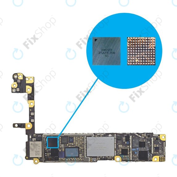 Apple iPhone 5S, 6, 6 Plus - Avdio kodek IC 338S1201