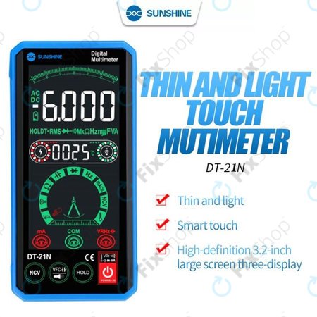 Sunshine DT-21N - Multimeter na dotik