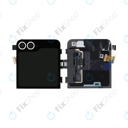 Samsung Galaxy Z Flip 6 F741B - LCD zaslon + steklo na dotik + okvir (zunanji) (White) - GH97-30012F Genuine Service Pack