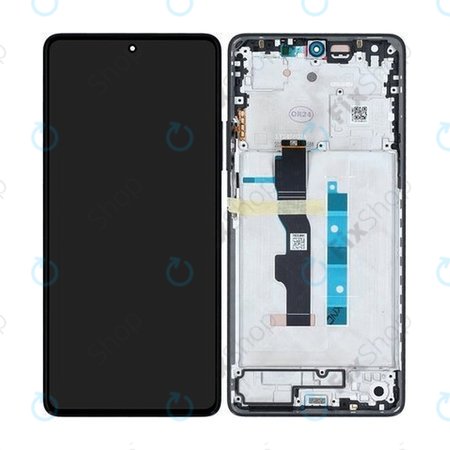 Xiaomi Redmi Note 13 5G 2312DRAABC - LCD zaslon + steklo na dotik + okvir (Graphite) - 5600020N1700 Genuine Service Pack
