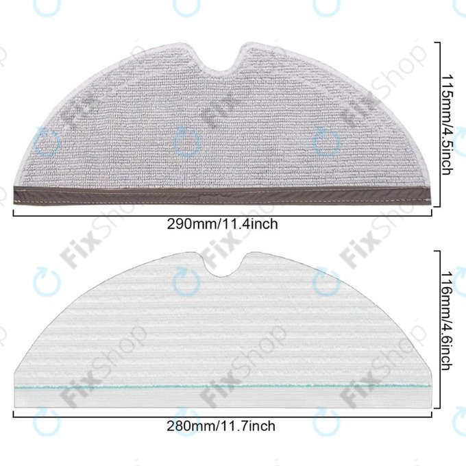 Xiaomi Roborock Q7, Q7+, Q7 Max, Q7 Max+, T8 - Standardni komplet (Bela)