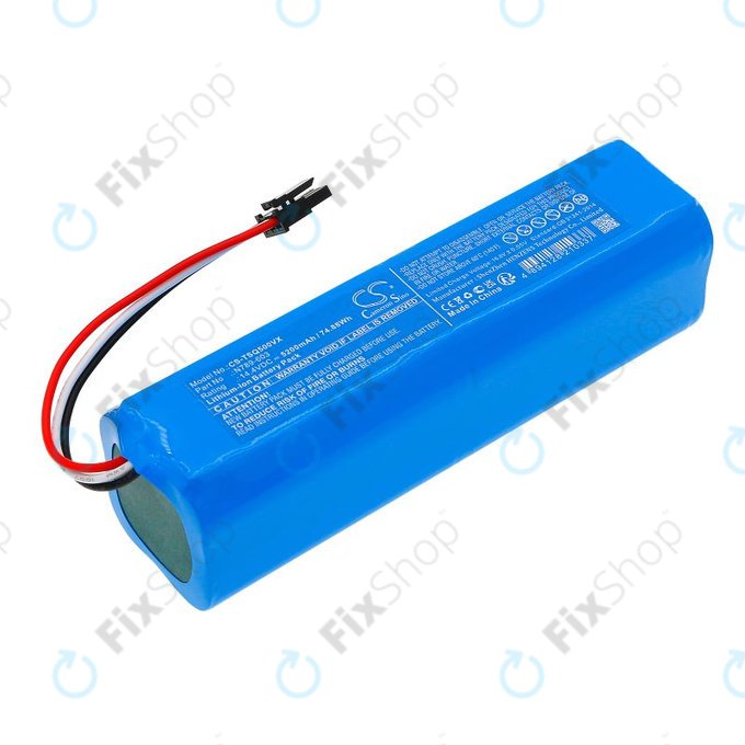 Baterija za Tesla Robostar iQ500, iQ600, 5200mAh, Li-Ion, 14.4V, N789-603, HQ