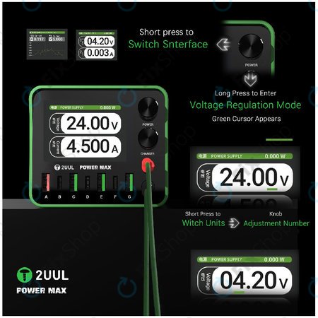 Polnilna postaja, 200W večportna, 2UUL PC01