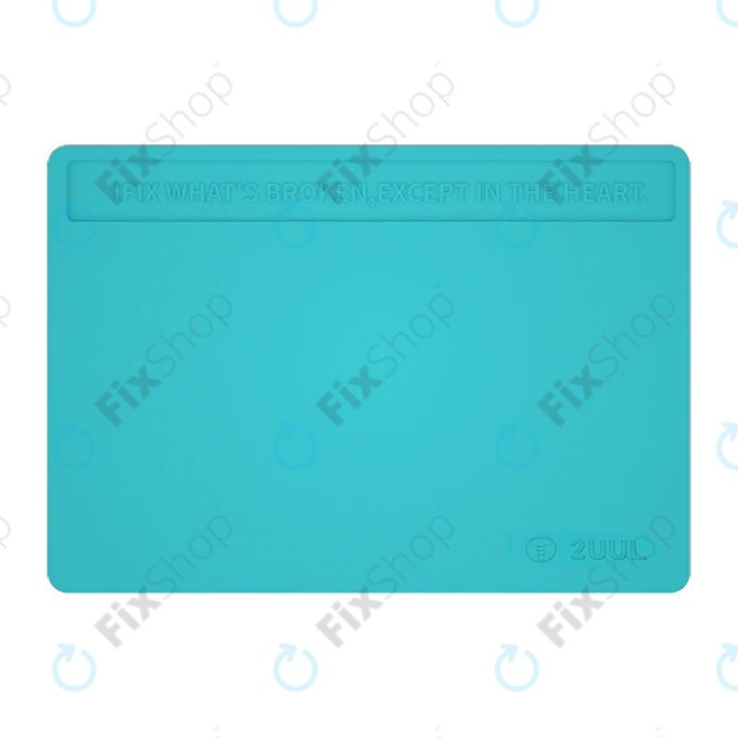 2UUL - ESD antistatična silikonska podloga, odporna na vročino - 40 x 28 cm (modra)