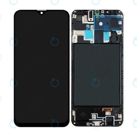 Samsung Galaxy A20 A205F - LCD zaslon + steklo na dotik + okvir OLED