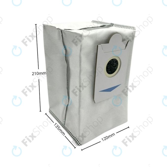 Vrečka za sesalnik, 3 kos, Aktivno oglje za Ecovacs Deebot X2-series, X5-series