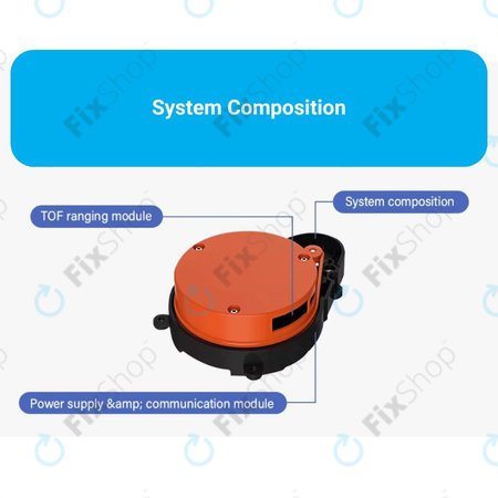 Xiaomi Roborock S4 Max, S5, S5 Max, S6, S6 MaxV, S6 Pure, S7, Mijia 1S - Laserski senzor razdalje