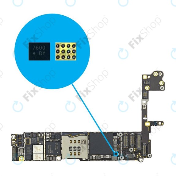Apple iPhone 5C, 5S, 6, 6 Plus - osvetlitev ozadja IC 3534