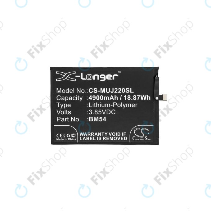 Xiaomi Redmi Note 9T 5G - Baterija BM54 4900mAh HQ