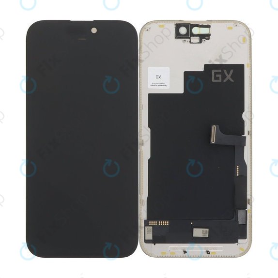 Apple iPhone 15 Pro - LCD zaslon + steklo na dotik + okvir Hard OLED FixPremium