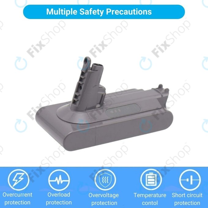 Dyson V10 - Baterija 969352-02, SV12, 206340 Li-Ion 25.2V 3000mAh