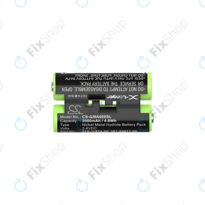 Baterija za Garmin Oregon 600, 650, Astro 320, 430 Striker 4, 2000mAh, Ni-MH, 2.4V, 010-11874-00, HQ