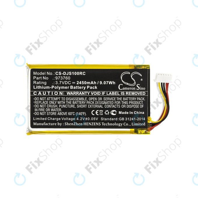 Baterija za DJI Mavic Pro, Air, Spark, 2450mAh, Li-Pol, 3.7V, 973760, HQ