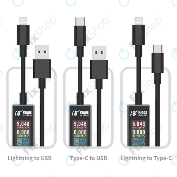AV-Line - polnilni kabel za pametno zaznavanje (Lightning - USB-A)