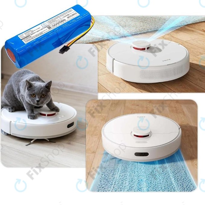 Xiaomi Mi Robot Vacuum Mop-series, Dream-series, Roborock-series - Baterija BRR-2P4S-5200 Li-Ion 14.4V 5200mAh HQ