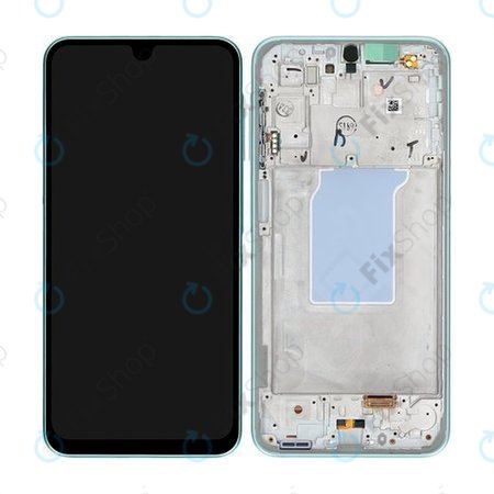 Samsung Galaxy A26 A266E - LCD zaslon + steklo na dotik + okvir (Mint) - GH82-37049C Genuine Service Pack