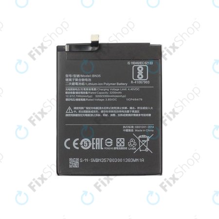 Xiaomi Redmi 5 - Baterija BN35 3300mAh