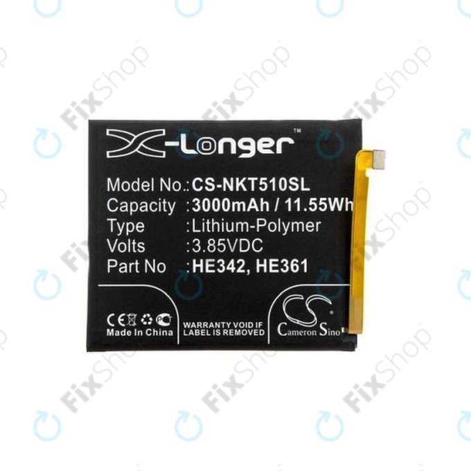 Nokia 5.1 Plus - Baterija HE342 3000mAh HQ