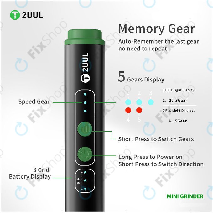 Mini precizni brusilnik, 2UUL DA86