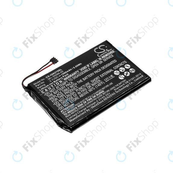 Baterija za Garmin Nüvi 2757, 1500mAh, Li-Ion, 3.7V, 361-00066-00, HQ