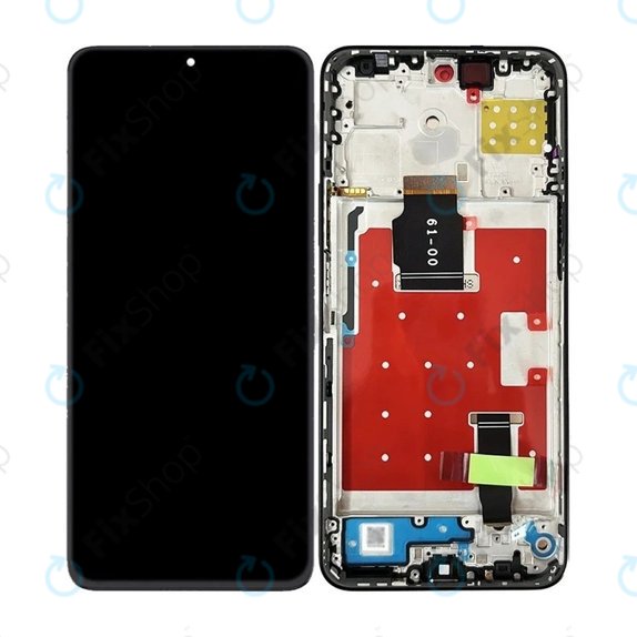 Honor X8a CRT-LX1 CRT-LX2 CRT-LX3 - LCD zaslon + steklo na dotik + okvir (Midnight Black) TFT