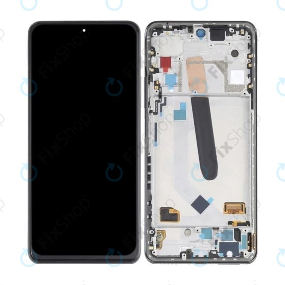 Xiaomi Poco F3 - LCD zaslon + steklo na dotik + okvir (Night Black) OLED