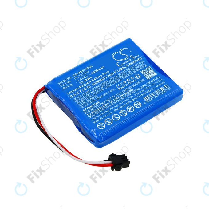 Baterija za Hantek DSO-1062B, DSO-1202B, DSO-1202S, 4500mAh, Li-Pol, 7.4V, PL727076, HQ