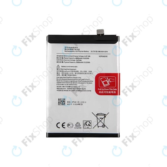 OnePlus Nord N100 BE2013 BE2015 - Baterija BLP813 5000mAh - 1031100034 Genuine Service Pack