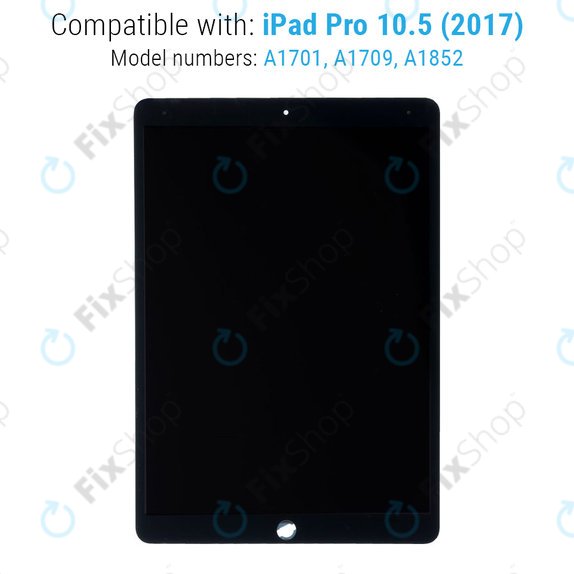 Apple iPad Pro 10.5 (2017) - LCD zaslon + steklo na dotik (Black) TFT