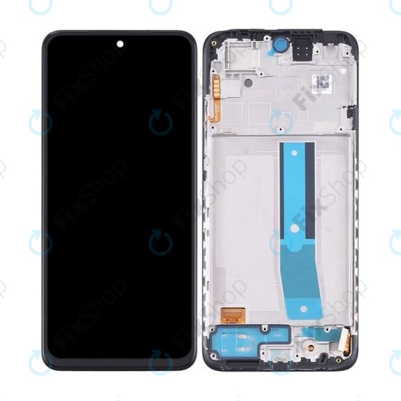 Xiaomi Redmi Note 11S 2201117SG 2201117SI - LCD zaslon + steklo na dotik + okvir (Black) OLED