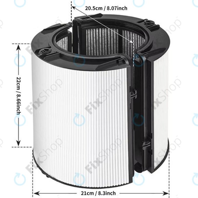 Dyson Purifier-series, Purifier humidifier-series - HEPA filter (Aktivno oglje)