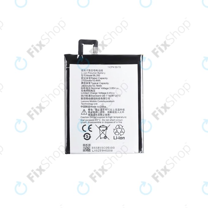 Lenovo VIBE S1 Lite - Baterija BL260 2800mAh