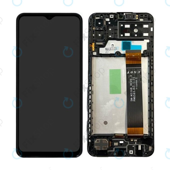 Samsung Galaxy A13 A135F - LCD zaslon + steklo na dotik + okvir (Black) - GH82-28508A, GH82-28653A Genuine Service Pack
