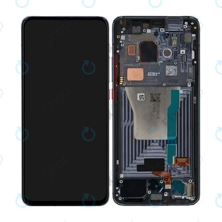 Xiaomi Pocophone F2 Pro - LCD zaslon + steklo na dotik + okvir (Cyber Grey) - 56000G0J1100 Genuine Service Pack